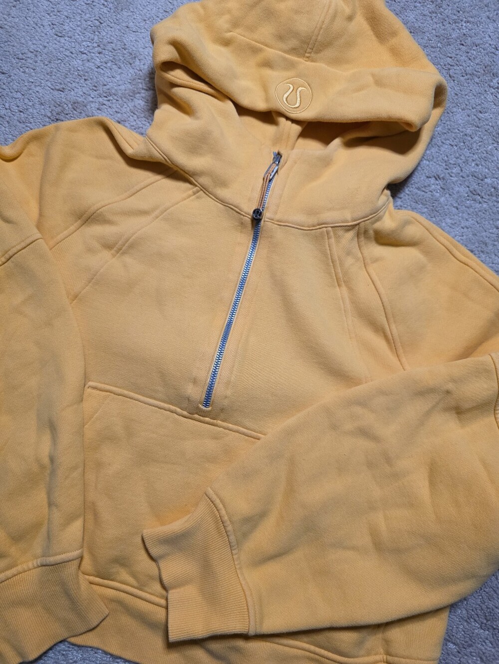 Lululemon Scuba Oversized Half-Zip Hoodie Mango Dream M/L